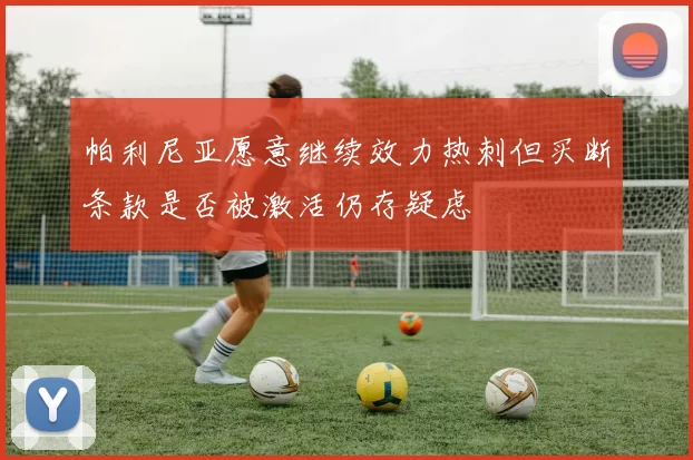 帕利尼亚愿意继续效力热刺但买断条款是否被激活仍存疑虑